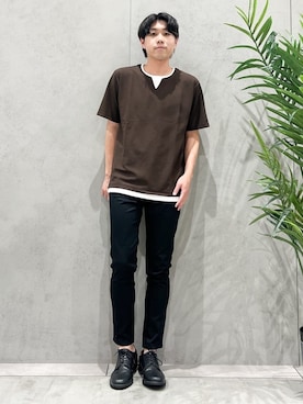 SHI-MAさん(メンズ・173cm)の秋コーディネート