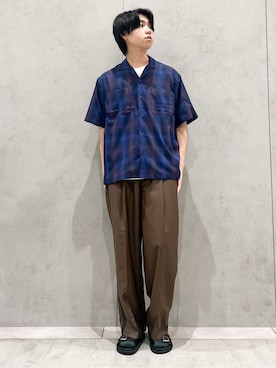 SHI-MAさん(メンズ・173cm)の夏コーディネート