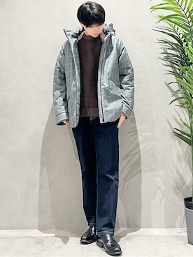 SHI-MAさん(メンズ・173cm)の冬コーディネート
