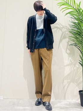SHI-MAさん(メンズ・173cm)の冬コーディネート