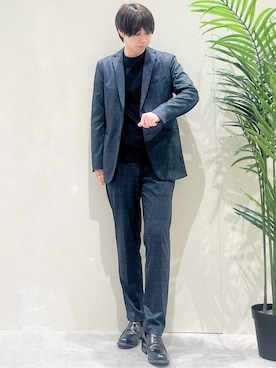 SHI-MAさん(メンズ・173cm)の冬コーディネート