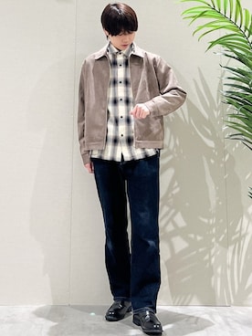 SHI-MAさん(メンズ・173cm)の冬コーディネート