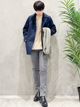 SHI-MAさん（メンズ・173cm）の冬コーディネート