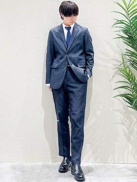 SHI-MAさん（メンズ・173cm）の冬コーディネート