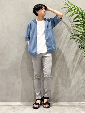 SHI-MAさん(メンズ・173cm)の夏コーディネート