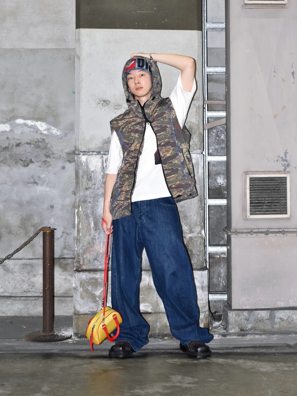 美 DIESEL ディーゼル 2024 バギー デニム パンツ Aライン Y2K