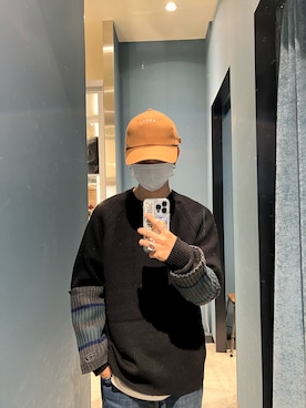 「ADER error（アーダーエラー）のアイテム」を使った、とーやさん（メンズ・162cm）の秋コーディネート