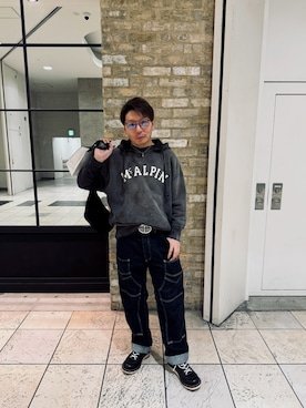 「アイテム（バングル/リストバンド）」を使った、Ryujyoさん（メンズ・171cm）の秋コーディネート