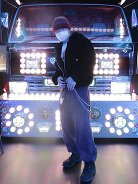 「POLeR（ポーラー）のアイテム（パンツ）」を使った、ゆうとさん（メンズ・169cm）の秋コーディネート