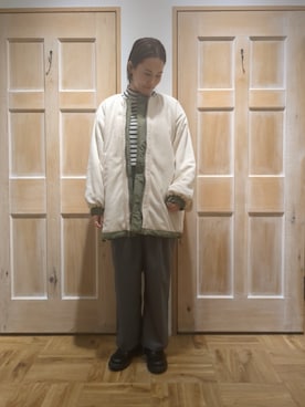 「Samansa Mos2（サマンサ モスモス）のアイテム（ブーツ）」を使った、かとうさん（レディース・160cm）の冬コーディネート