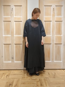 「TSUHARU by Samansa Mos2（ツハルバイサマンサモスモス）のアイテム（ワンピース/ドレス）」を使った、かとうさん（レディース・160cm）の夏コーディネート