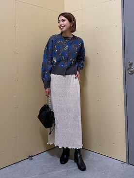 「ドットエスティ秋コーデ」｜「アイテム（ブーツ）」を使った、shioriさん（レディース・167cm）の秋コーディネート