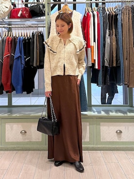 「骨格ナチュラル」｜shioriさん（レディース・167cm）の秋コーディネート