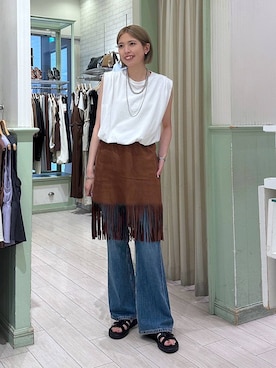 「アイテム（パンツ）」を使った、shioriさん（レディース・167cm・20代）の夏コーディネート