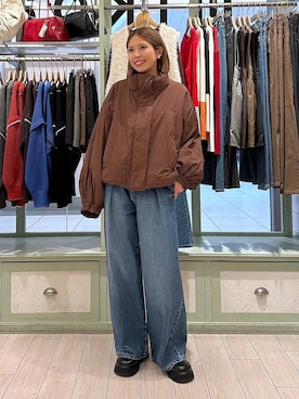 「アイテム（その他アウター）」を使った、shioriさん（レディース・167cm・20代）の秋コーディネート