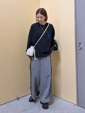 「アイテム（スウェット）」を使った、shioriさん（レディース・167cm・20代）の秋コーディネート