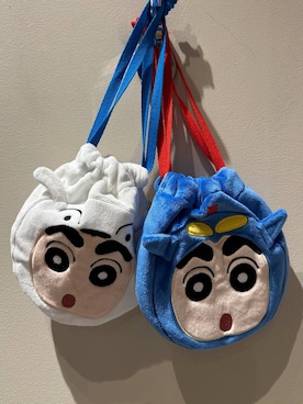 「LOWRYS FARM（ローリーズファーム）の【クレヨンしんちゃん】ぬいキンチャクポーチ 826691/GOODS（ポーチ、その他）」を使った、shioriさん（レディース・167cm）の夏コーディネート