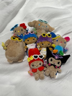 「LOWRYS FARM（ローリーズファーム）の【サンリオキャラクターズ】ヌイキーホルダー8 647243/GOODS（キーホルダー、その他）」を使った、shioriさん（レディース・167cm）の春コーディネート
