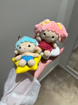 「LOWRYS FARM（ローリーズファーム）の【サンリオキャラクターズ】ヌイキーホルダー8 647243/GOODS（キーホルダー、その他）」を使った、shioriさん（レディース・167cm）の春コーディネート