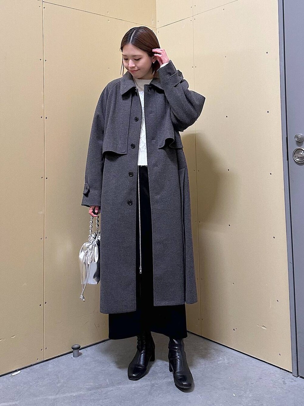 shiori(LOWRYS FARM イオンモール水戸内原)|LOWRYS FARMのステンカラーコートを使ったコーディネート - WEAR