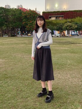 Minさん（レディース・162cm）の冬コーディネート