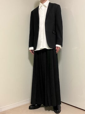 「BURBERRY BLACK LABEL（バーバリーブラックレーベル）のアイテム」を使った、緇狐 さん（メンズ・165cm）の春コーディネート