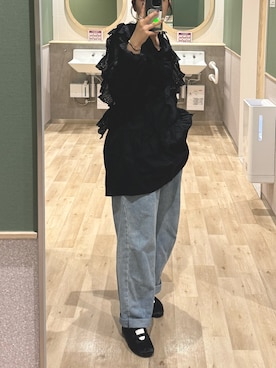 「Alley by w closet（アリーバイダブルクローゼット）のアイテム」を使った、雅さん（レディース・162cm）の秋コーディネート