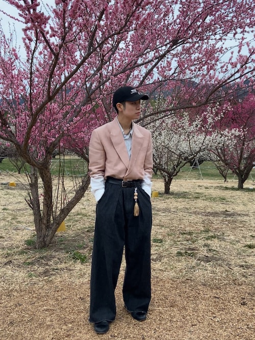 saby（サバイ）の「saby/サバイ/TUCK BAGGY -11.5oz Bingo Denim