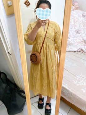 「yellow」｜愛美Amyさん（レディース・160cm）の夏コーディネート