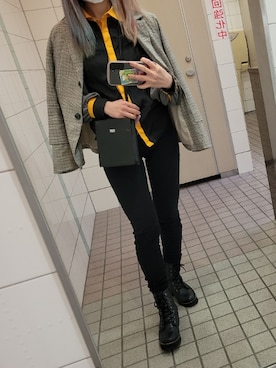 「COEUR（クール）のアイテム」を使った、のんさん（レディース・158cm）の秋コーディネート