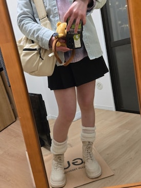 「CLEA（クレア）のアイテム」を使った、のんさん（レディース・158cm）の春コーディネート