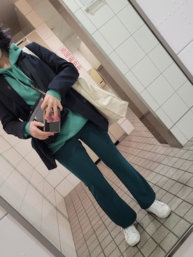 「ごきげんウィーク」｜「アイテム（パーカー）」を使った、のんさん（レディース・158cm）の春コーディネート