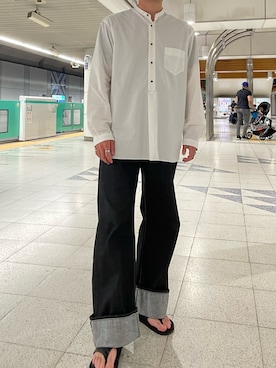 「HELLY HANSEN(ヘリーハンセン)のアイテム」を使った、a_oさん(メンズ・181cm)の夏コーディネート