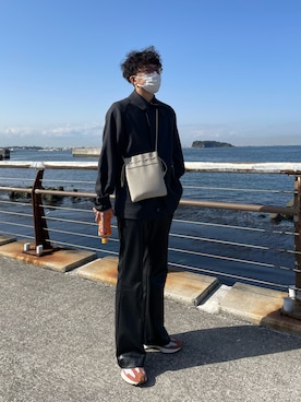 「MACKINTOSH PHILOSOPHY（ﾏｯｷﾝﾄｯｼｭ ﾌｨﾛｿﾌｨｰ）のアイテム（ブルゾン）」を使った、a_oさん（メンズ・181cm）の春コーディネート
