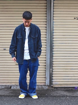 ときヲりぴーと ときヲさん(メンズ・173cm)の冬コーディネート