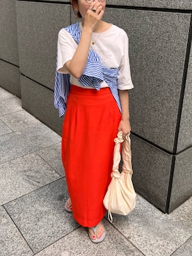 「WILLFULLY（ウィルフリー）のアイテム（バッグ）」を使った、yuri さん（レディース・162cm）の秋コーディネート