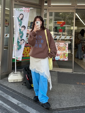 「アイテム（ワンピース/ドレス）」を使った、yuri さん（レディース・162cm）の冬コーディネート