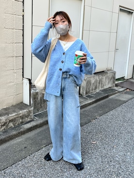 「WILLFULLY（ウィルフリー）のアイテム（バッグ）」を使った、yuri さん（レディース・162cm）の冬コーディネート