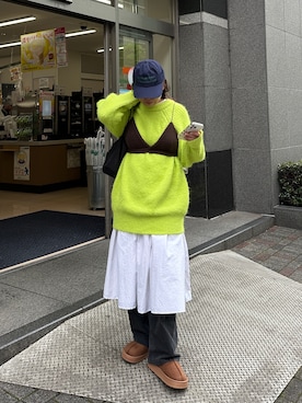 「アイテム（その他トップス）」を使った、yuri さん（レディース・162cm）の秋コーディネート