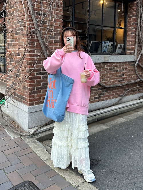 BIGスウェットプルオーバー（Tシャツ/カットソー）｜PILIT（ピリット