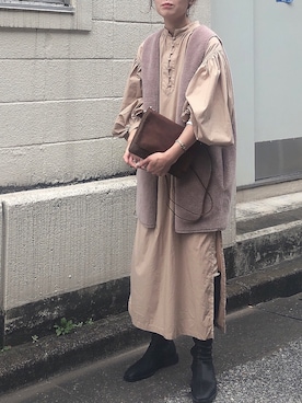 「I_am（アイアム）のアイテム」を使った、yuri さん（レディース・162cm）の秋コーディネート