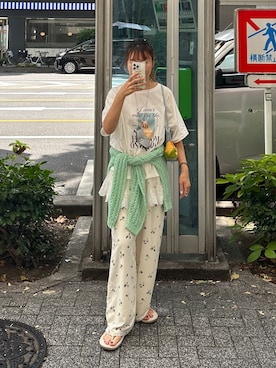 「アイテム（チャーム）」を使った、yuri さん（レディース・162cm）の夏コーディネート