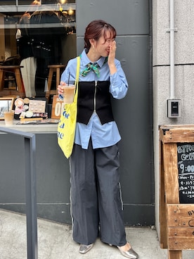 「feepur（フェピュール）のアイテム（その他トップス）」を使った、yuri さん（レディース・162cm）の冬コーディネート