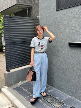 「しまむら（シマムラ）のアイテム」を使った、yuri さん（レディース・162cm）の夏コーディネート