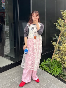 「アイテム（ワンピース/ドレス）」を使った、yuri さん（レディース・162cm）の春コーディネート