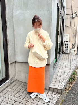 「rectangle（レクタングル）のアイテム」を使った、yuri さん（レディース・162cm）の秋コーディネート