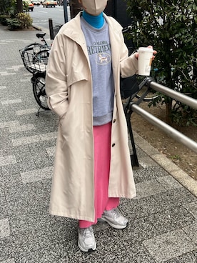 「SANSeLF（サンセルフ）のアイテム」を使った、yuri さん（レディース・162cm）の冬コーディネート