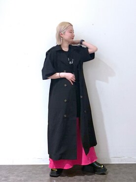 「JEANASIS（ジーナシス）のアイテム（スリッポン）」を使った、ayanoさん（レディース・154cm）の春コーディネート