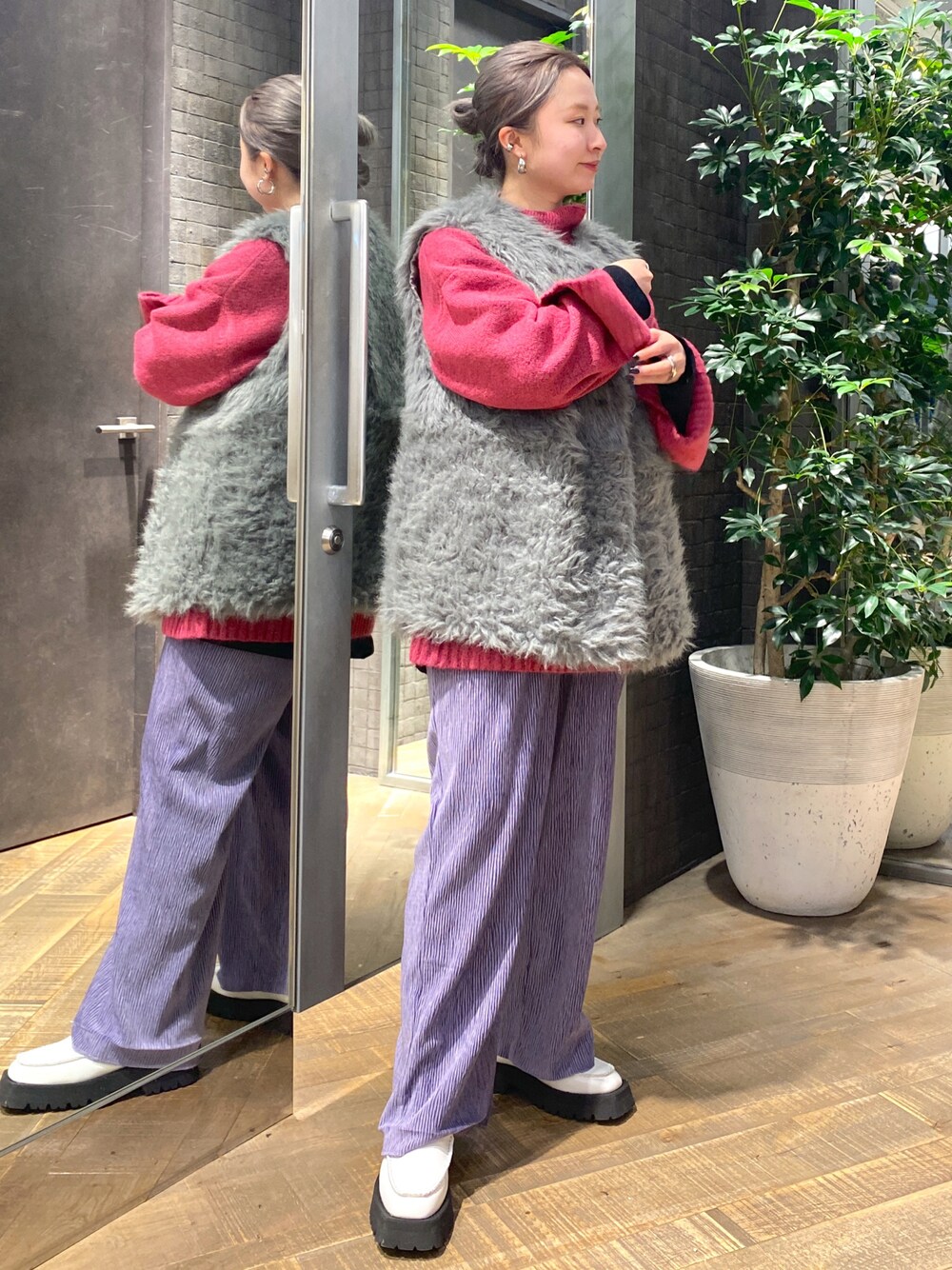 ★★★ページ 5Gカラーストレッチハイネックプルオーバー/239761を使った人気