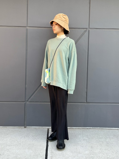 EKCOOKIES シアートップス グレー セットアップセブン SETUP7 シアートップス カットソー 長袖
